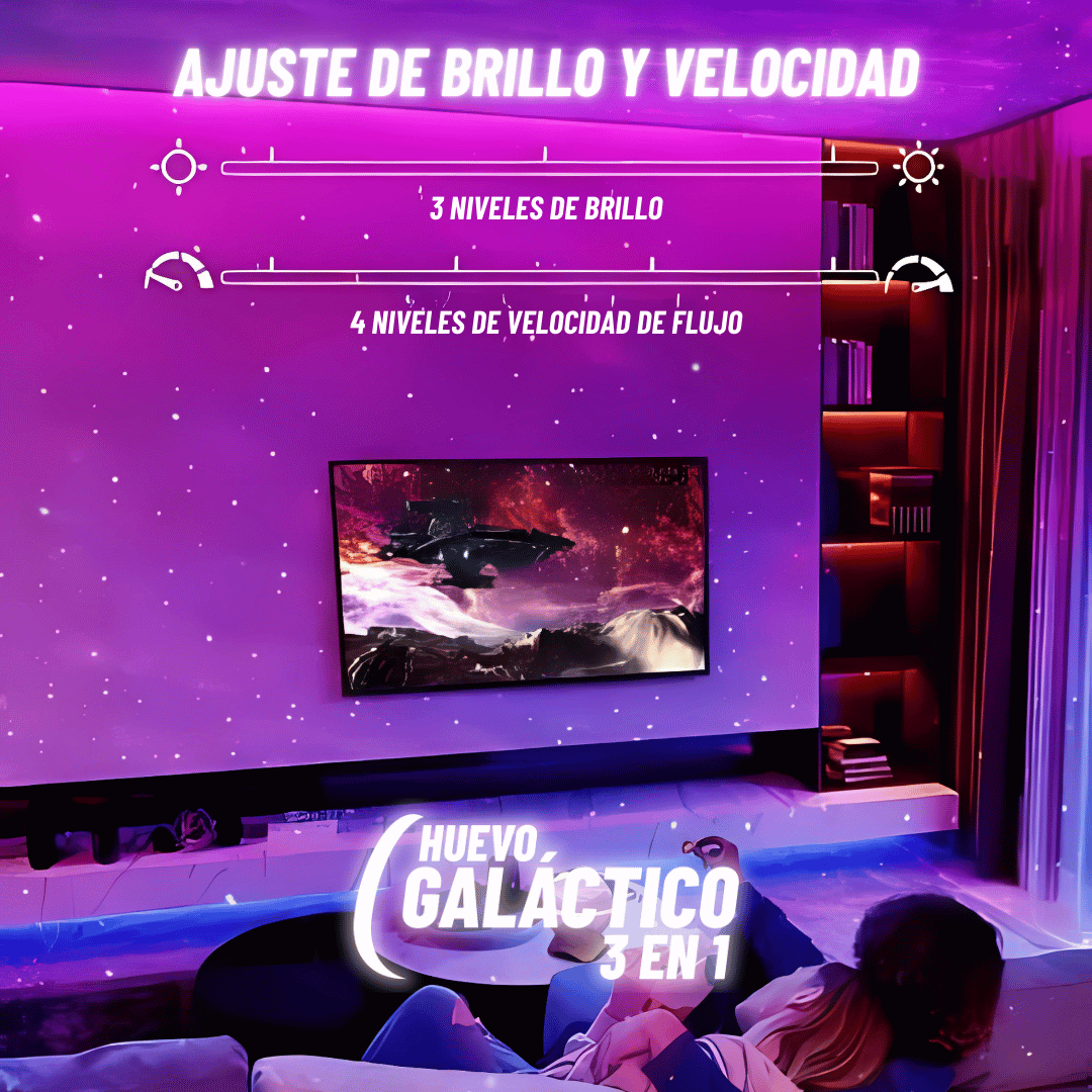 Huevo Proyector Galáctico 3 en 1 - Para Regalar - Paga al Recibir - Envío Gratis