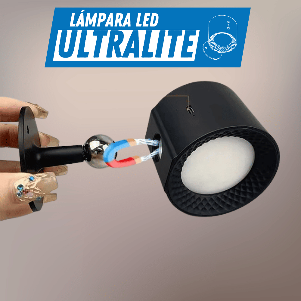 Lámpara Led Magnetica 3 Temperaturas - Negra - Para Regalar - Paga al Recibir - Envío Gratis