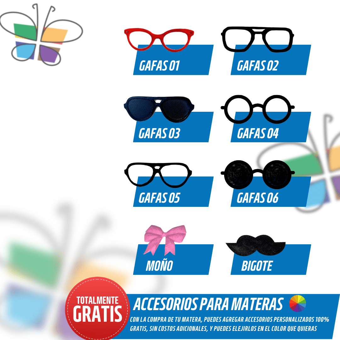 Matera 3D Costurer@ – Tu Estilo, Tu Planta - GRATIS mini jarra para regar - Para Regalar - Paga al Recibir - Envío Gratis