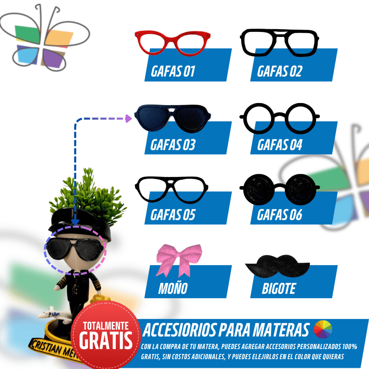Matera 3D Personalizada – Amor que Florece Siempre - Para Regalar - Paga al Recibir - Envío Gratis