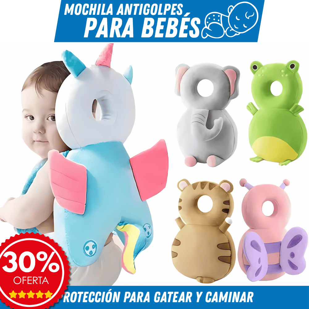 Mochila Antigolpes para Bebé – Primeros Pasos Seguros - Para Regalar - Paga al Recibir - Envío Gratis