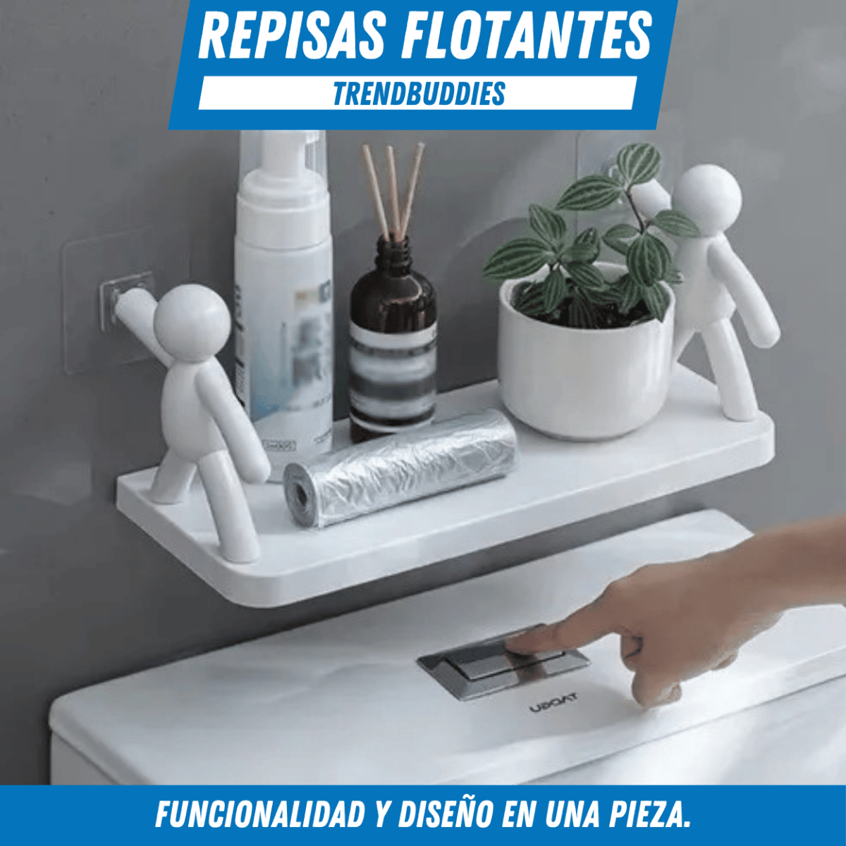 Repisas Flotantes - TrendBuddies Paga 2 lleva 3 - Para Regalar - Paga al Recibir - Envío Gratis