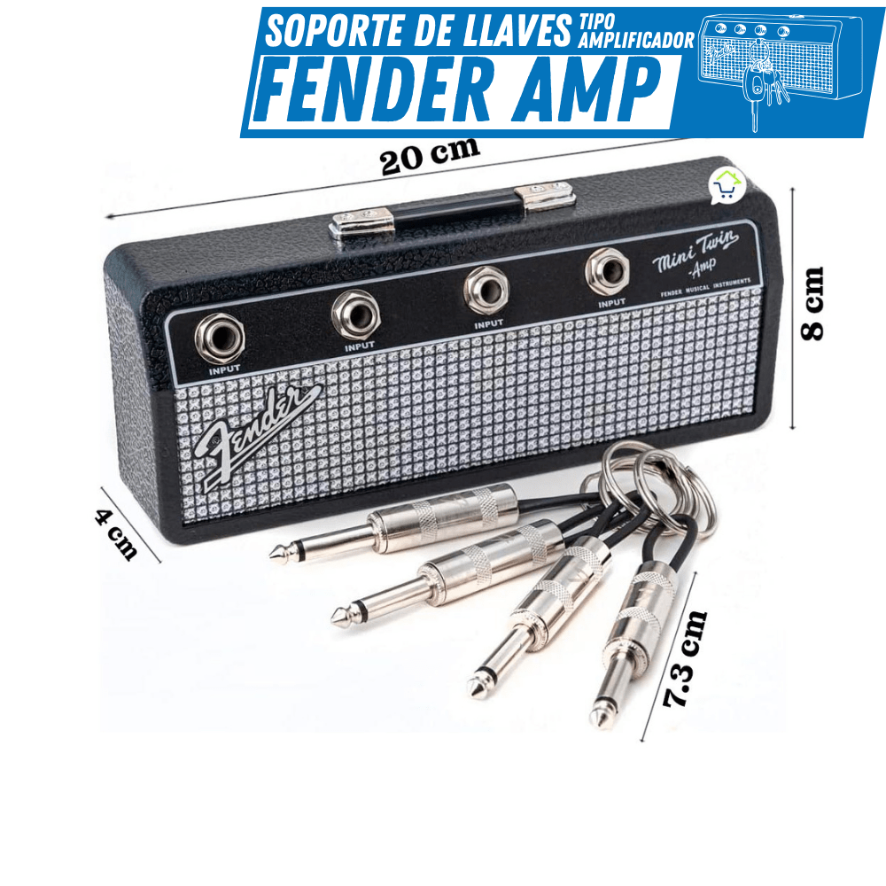 Soporte de Llaves Estilo Amplificador – Cuelga tus llaves como una estrella de rock - Para Regalar - Paga al Recibir - Envío Gratis