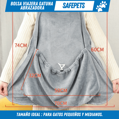 Bolsa Viajera Gatuna Abrazadora – SafePets - Para Regalar - Paga al Recibir - Envío Gratis