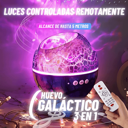 Huevo Proyector Galáctico 3 en 1 - Para Regalar - Paga al Recibir - Envío Gratis