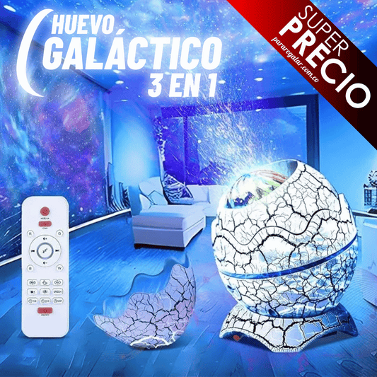 Huevo Proyector Galáctico 3 en 1 - Para Regalar - Paga al Recibir - Envío Gratis
