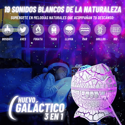 Huevo Proyector Galáctico 3 en 1 - Para Regalar - Paga al Recibir - Envío Gratis