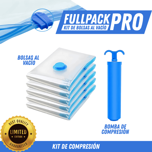 Kit Bolsas al vacío - FullPack Pro - Para Regalar - Paga al Recibir - Envío Gratis
