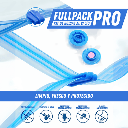 Kit Bolsas al vacío - FullPack Pro - Para Regalar - Paga al Recibir - Envío Gratis