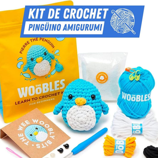 Kit de Crochet – Pingüino Amigurumi - Para Regalar - Paga al Recibir - Envío Gratis
