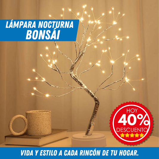 Lámpara Nocturna Bonsái – Relajación y Estilo para Cada Rincón - Para Regalar - Paga al Recibir - Envío Gratis