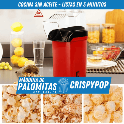 Máquina de Palomitas sin aceite - CrispyPop - Para Regalar - Paga al Recibir - Envío Gratis