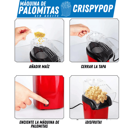 Máquina de Palomitas sin aceite - CrispyPop - Para Regalar - Paga al Recibir - Envío Gratis