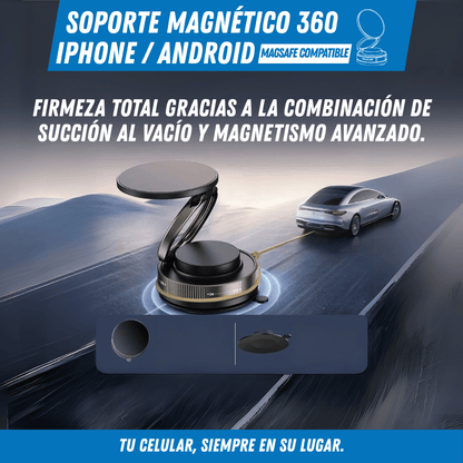 Soporte Magnético para Celular – Magneto 360 - Para Regalar - Paga al Recibir - Envío Gratis
