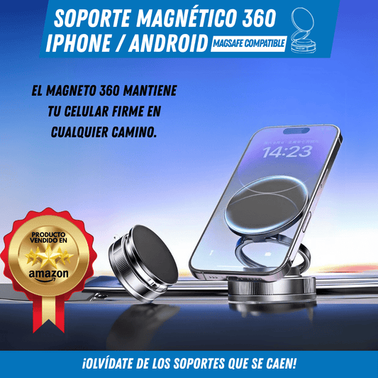 Soporte Magnético para Celular – Magneto 360 - Para Regalar - Paga al Recibir - Envío Gratis